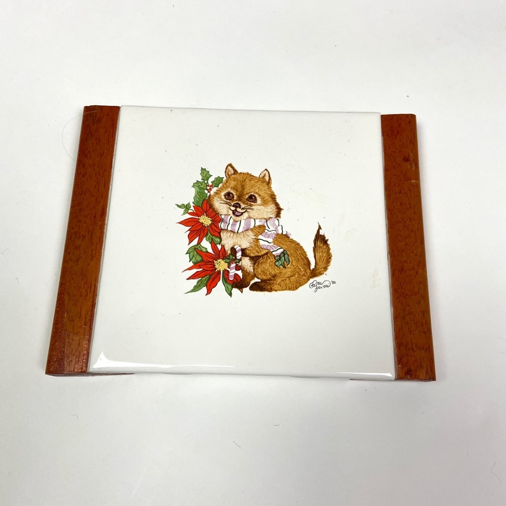Vintage 82 Fox Trivet